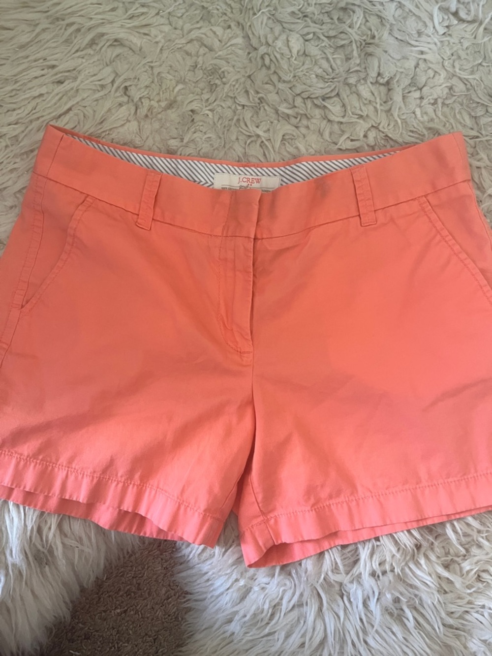 🦋J Crew peach 🍑 Chino broken in shorts